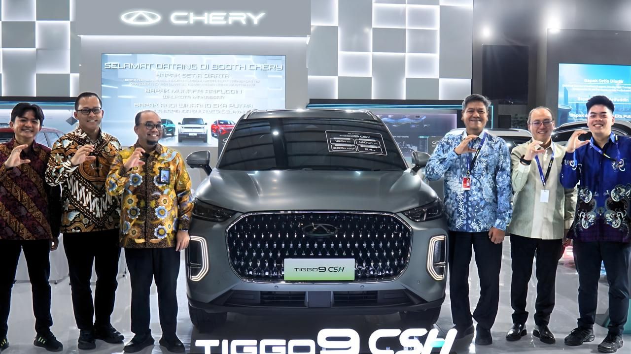 Peluncuran regional Chery TIGGO 9 CSH AWD di GIIAS Makassar 2025. (Foto: Istimewa) 