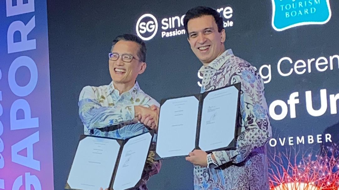 Perjanjian Singapore Tourism Board dengan MD Entertainment film Ahlan Singapore <b>(NTVNews)</b>