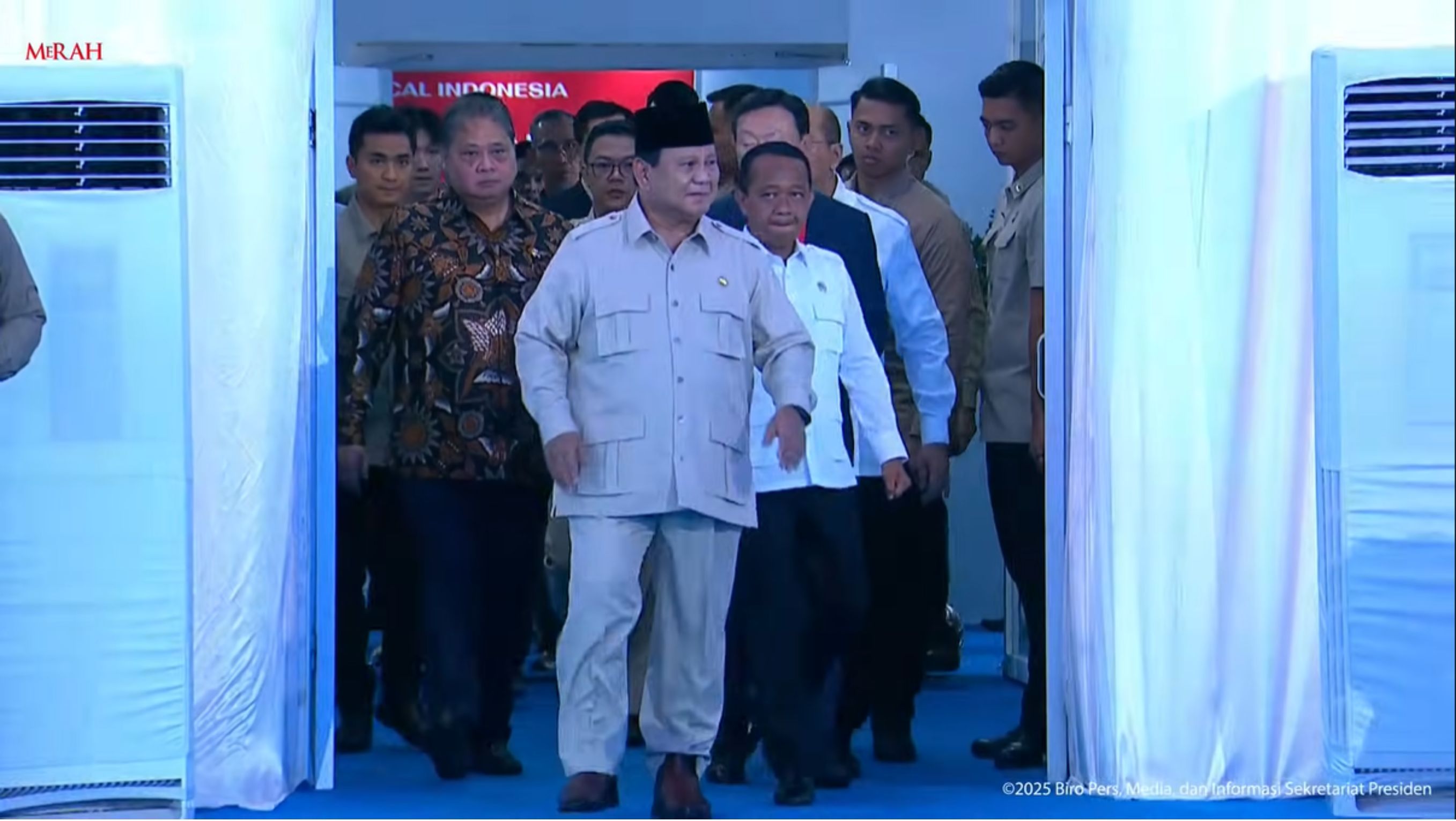 Presiden Prabowo di Banten <b>(YouTube)</b>