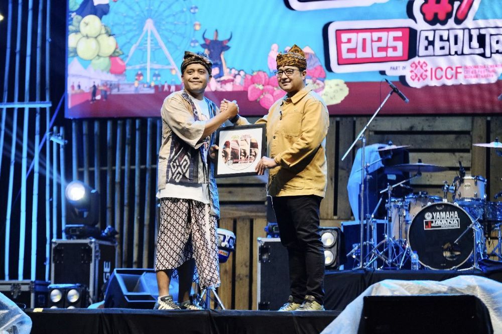 Menteri Ekonomi Kreatif/Kepala Badan Ekonomi Kreatif (Ekraf), Teuku Riefky Harsya menghadiri Indonesia Creative Cities Festival (ICCF) 2025 di Kota Batu, Jawa Timur/ist  