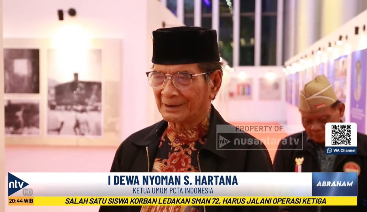 Ketua Umum Persaudaraan Cinta Tanah Air Indonesia (PCTA Indonesia), I Dewa Nyoman S. Hartana dalam&nbsp;