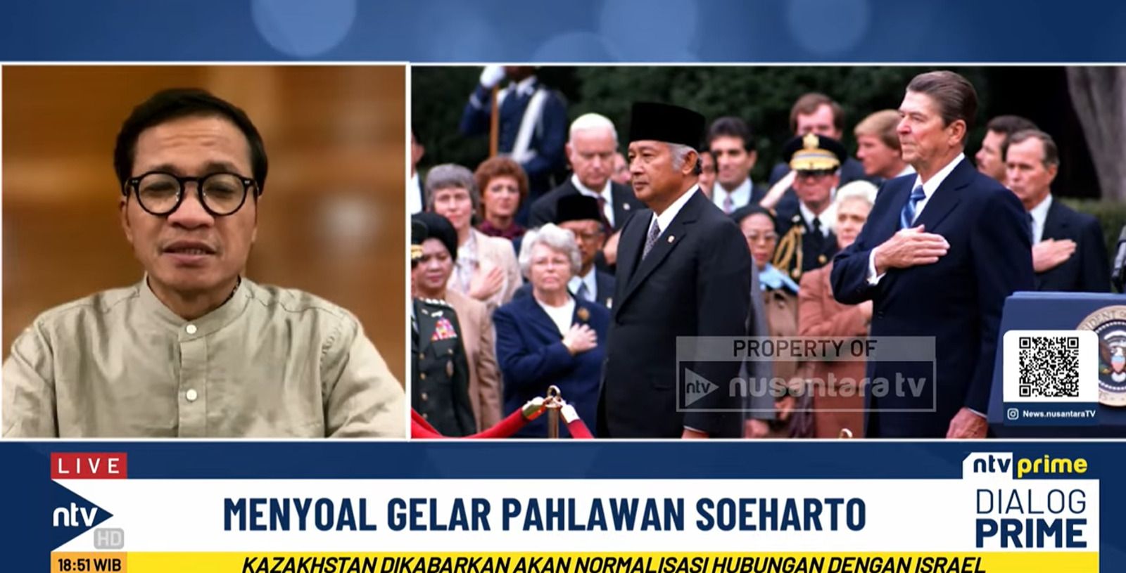 Pengurus Lembaga Hikmah dan Kebijakan Publik (LHKP) PP Muhammadiyah Usman Hamid mengkritik pemberikan gelar pahlawan kepada Soeharto