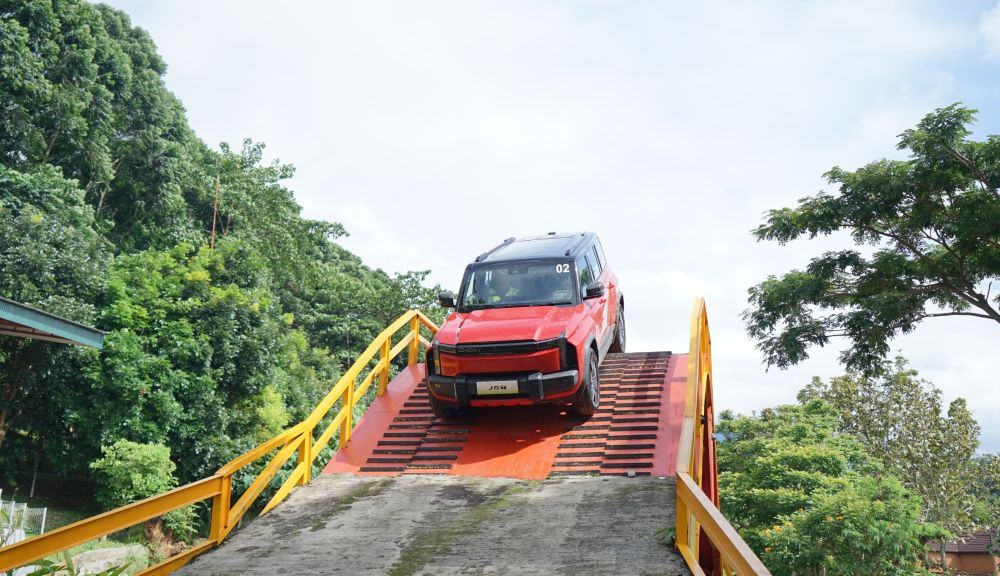 SUV listrik offroad Chery J6T siap menaklukkan segala medan. (Foto: Istimewa/CSI)