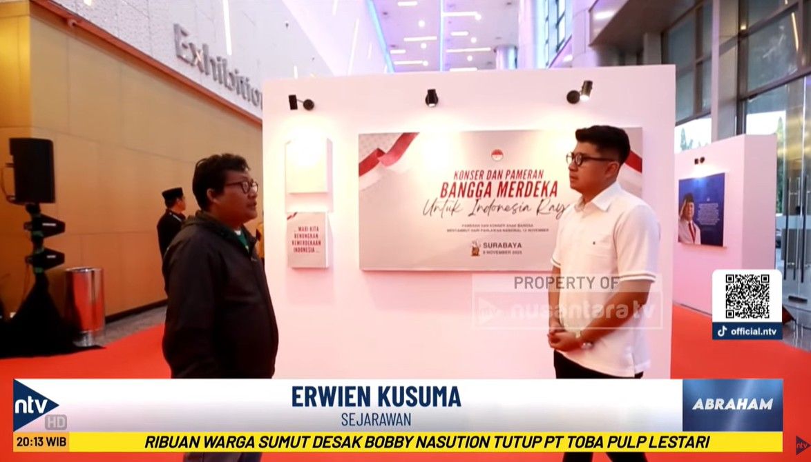 Sejarawan Erwien Kusuma dalam program 