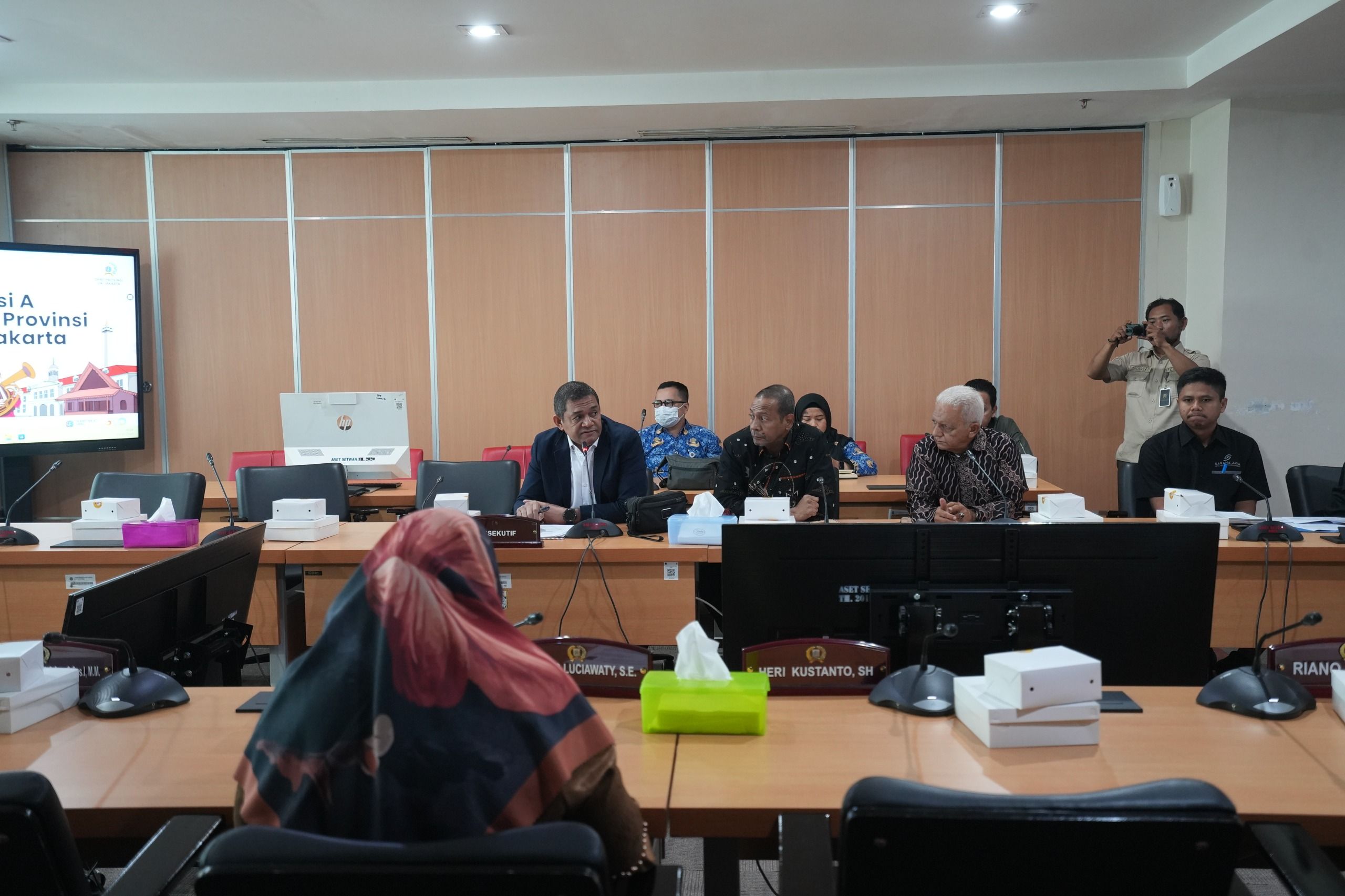 Komisi A menerima audiensi dari Dr. Fahri Bachmid,S.H.,M.H. &amp; Associates di Gedung DPRD DKI Jakarta <b>(dok)</b>