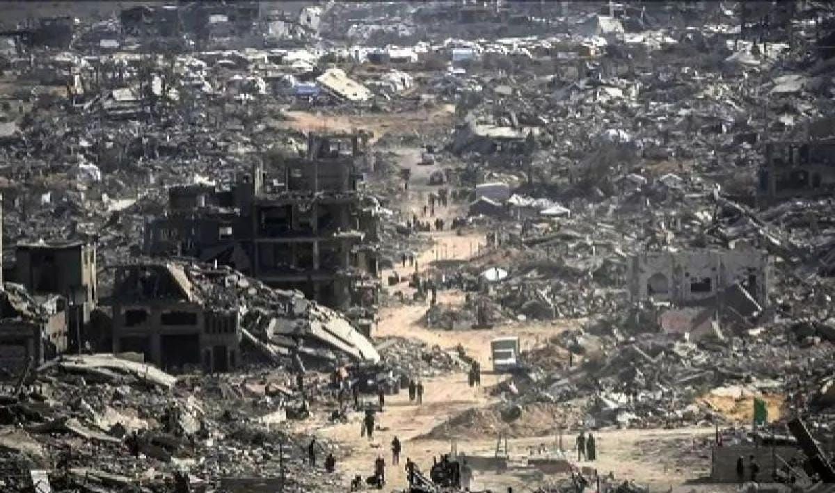 Ilustrasi - Jalur Gaza luluh lantak setelah diserbu Israel tanpa jeda. /ANTARA/Anadolu/py. <b>(Antara)</b>