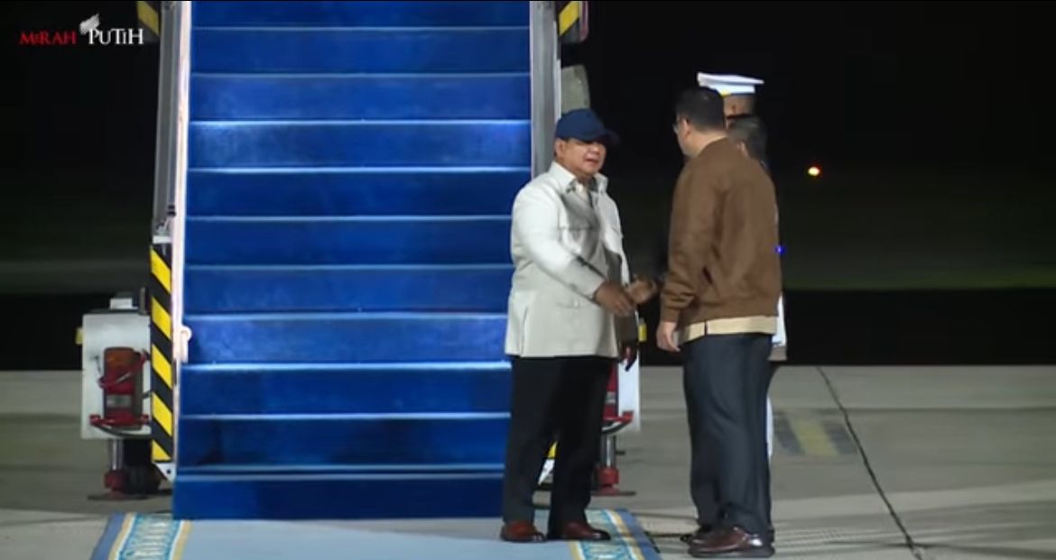 Prabowo Subianto Tiba di Tanah Air dari Lawatan ke Australia <b>(Istimewa)</b>