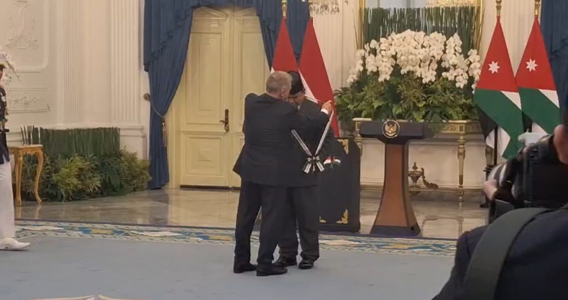 Prabowo Dianugerahi Penghargaan Tertinggi Kerajaan Yordania oleh Raja Abdullah II <b>(NTVnews.id)</b>