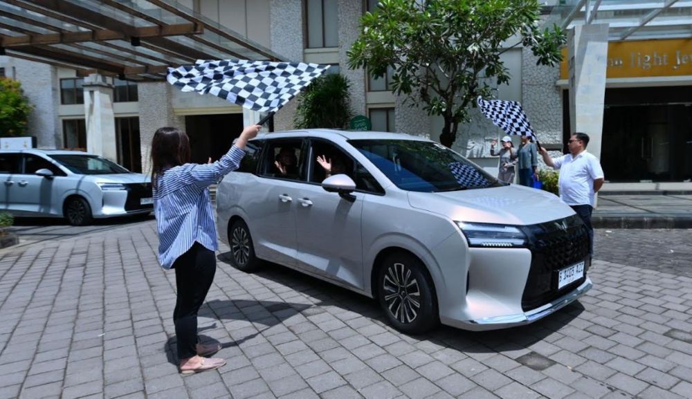 Ajang media mencoba Wuling Darion yang merupakan MPV PHEV pertama di Indonesia dengan Rute Bali-Jakarta. (Foto: Istimewa)