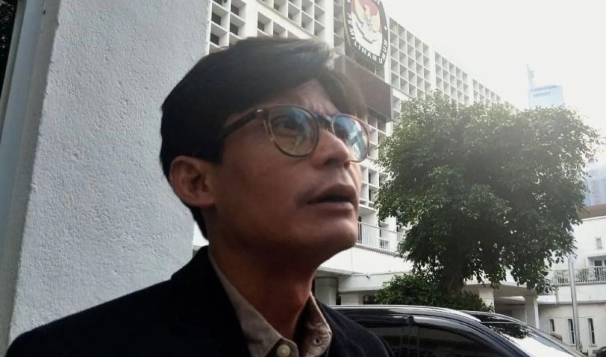 Anggota KPU RI August Mellaz di Gedung KPU RI, Jakarta, Rabu, 19 November 2025. ANTARA/Muhammad Rizki <b>(Antara)</b>