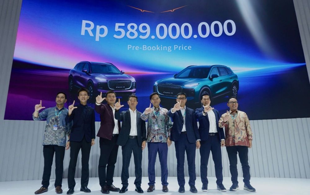 Lepas L8 versi setir kanan diperkenalkan pada ajang Gaikindo Jakarta Auto Week (GJAW) 2025. (Foto: Istimewa) 