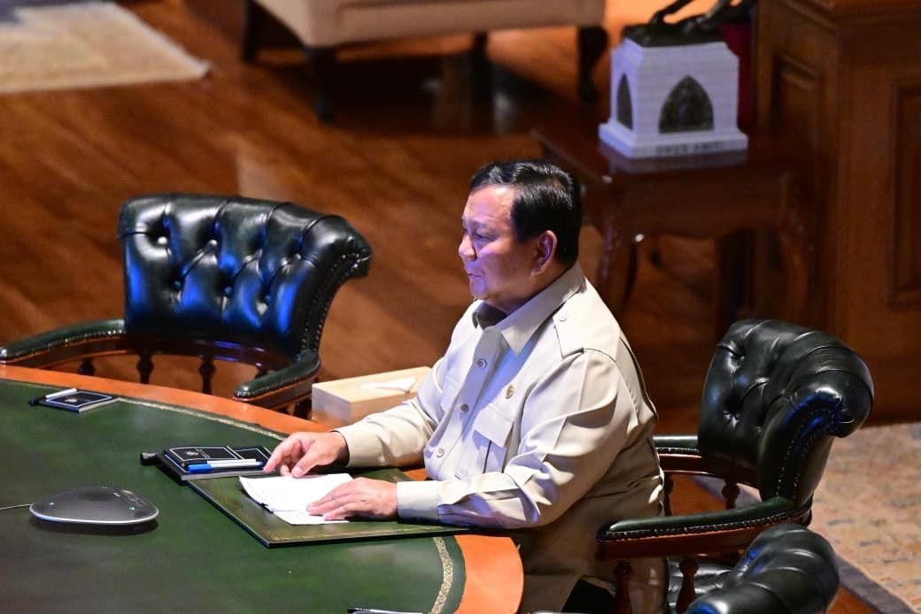 Prabowo dan PM Keir Starmer Gelar Pertemuan Virtual <b>(Setpres)</b>