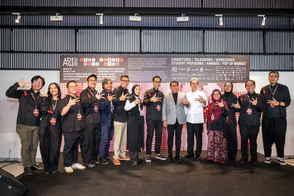 Menteri Ekonomi Kreatif/Kepala Badan Ekonomi Kreatif Teuku Riefky Harsya secara resmi membuka ADGI (Asosiasi Desain Grafis Indonesia) Design Week 2025/ist