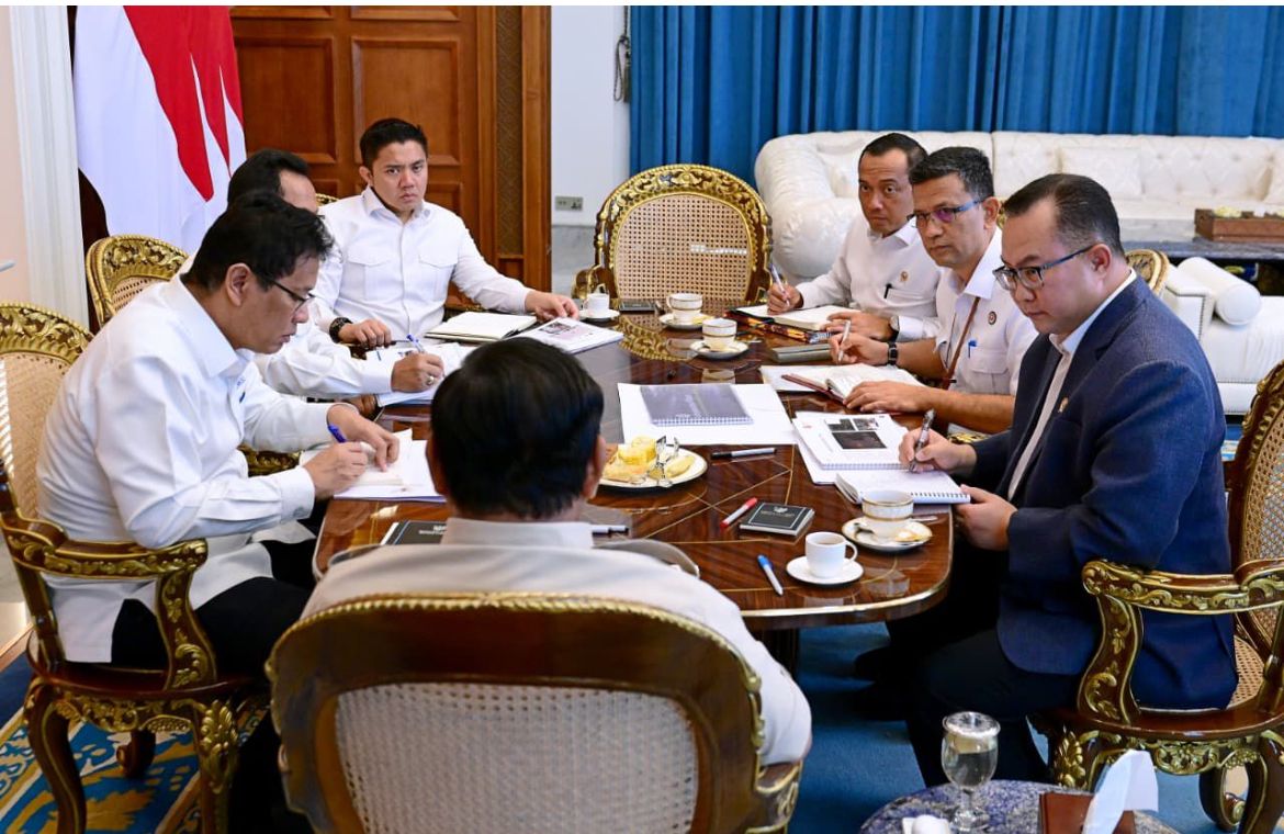 Moment Kepala BRIN Laporkan Langkah-langkah Strategis Jangka Pendek ke Prabowo <b>(Istimewa)</b>