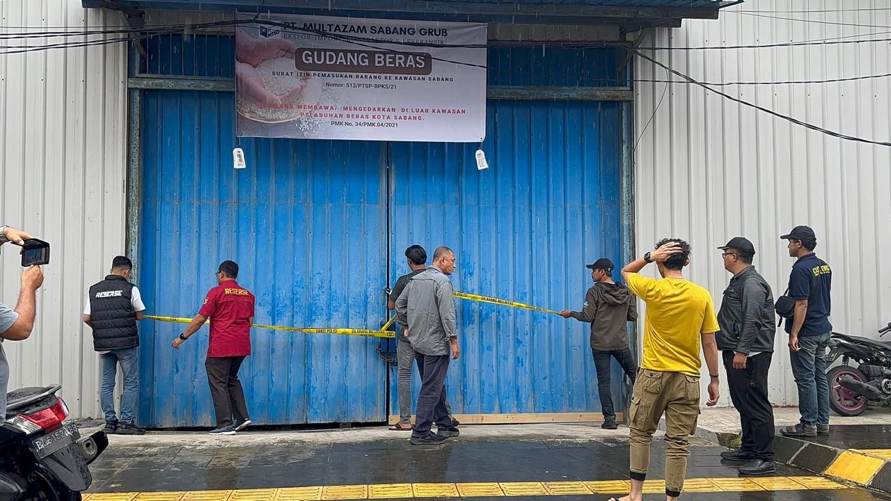 250 ton beras ilegal dari Thailand melalui Sabang, Aceh disegel