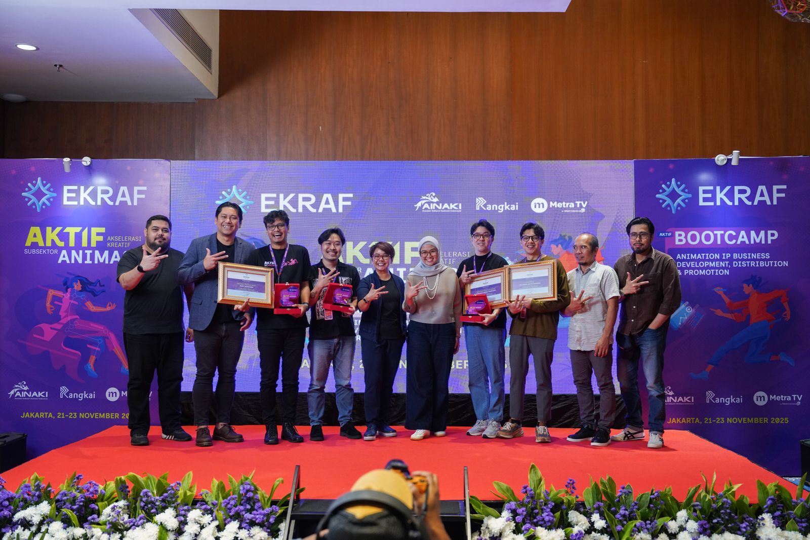 Enam Karya Terbaik Jebolan Bootcamp AKTIF Kementerian Ekraf Siap Unjuk Gigi di Pasar Asia <b>(Enam Karya Terbaik Jebolan Bootcamp AKTIF Kementerian Ekraf Siap Unjuk Gigi di Pasar Asia)</b>