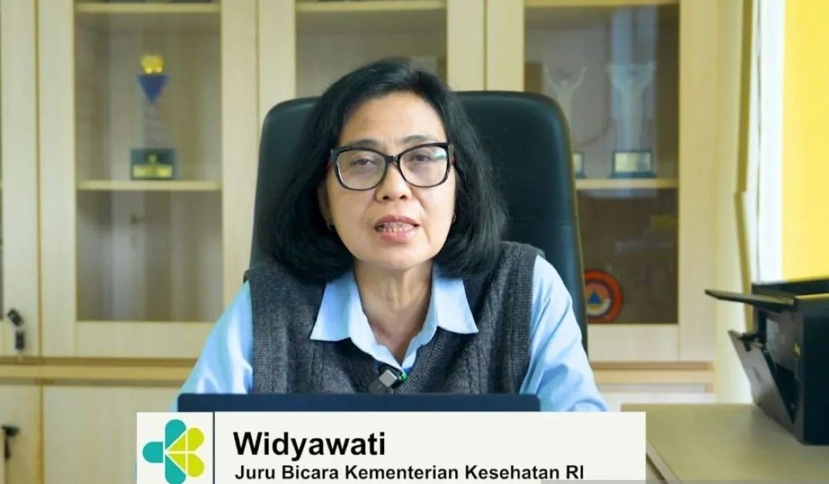 Tangkapan layar - Juru Bicara Kementerian Kesehatan Widyawati. ANTARA/HO-Kementerian Kesehatan (Kemenkes)/pri. <b>(Antara)</b>