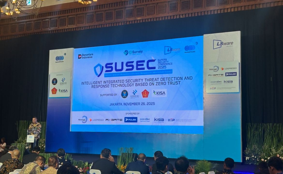 Komandan Satuan Siber TNI AU di SUSEC 2025 <b>(NTVnews.id)</b>