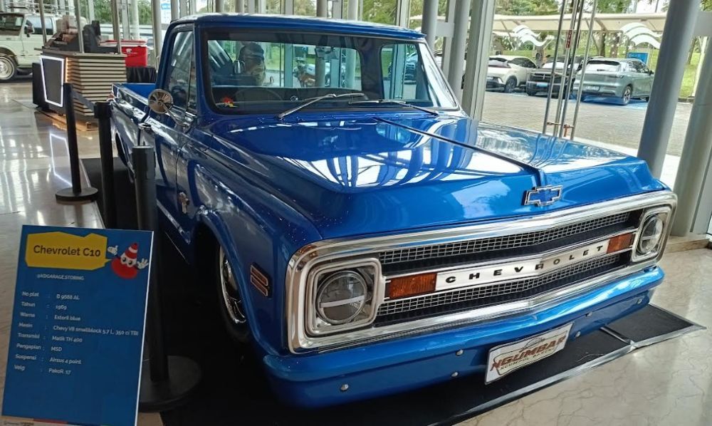Chevrolet C10 mejeng di GJAW 2025. (Foto: Adiantoro/NTV) 