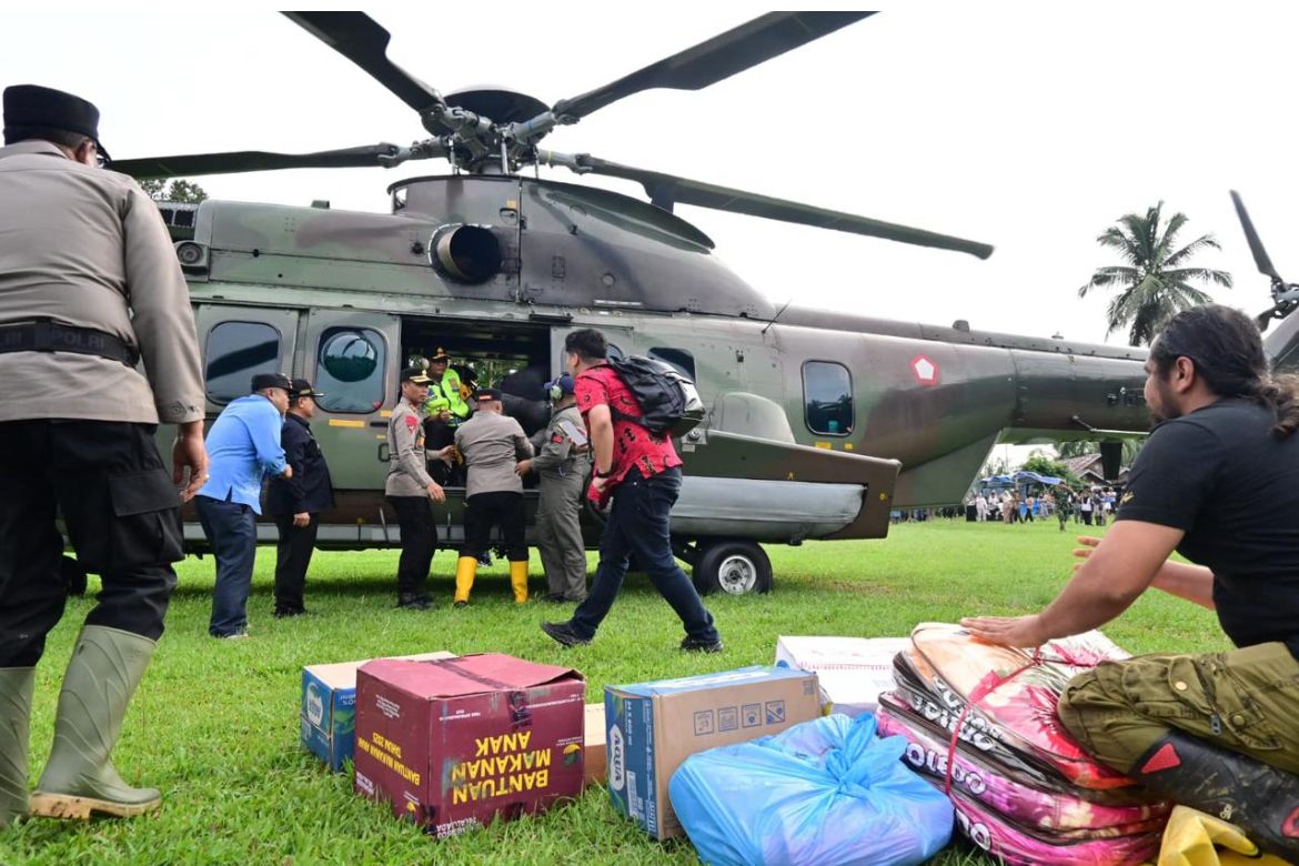 Pemerintah Kirim 11 Helikopter untuk Percepatan Penanganan Bencana di Sumatera <b>(Istimewa)</b>