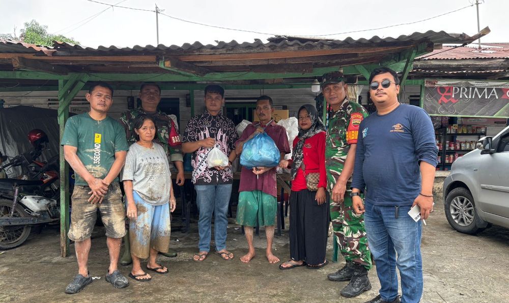 Banjir menerjang Sumatra Utara. (Foto: Istimewa)