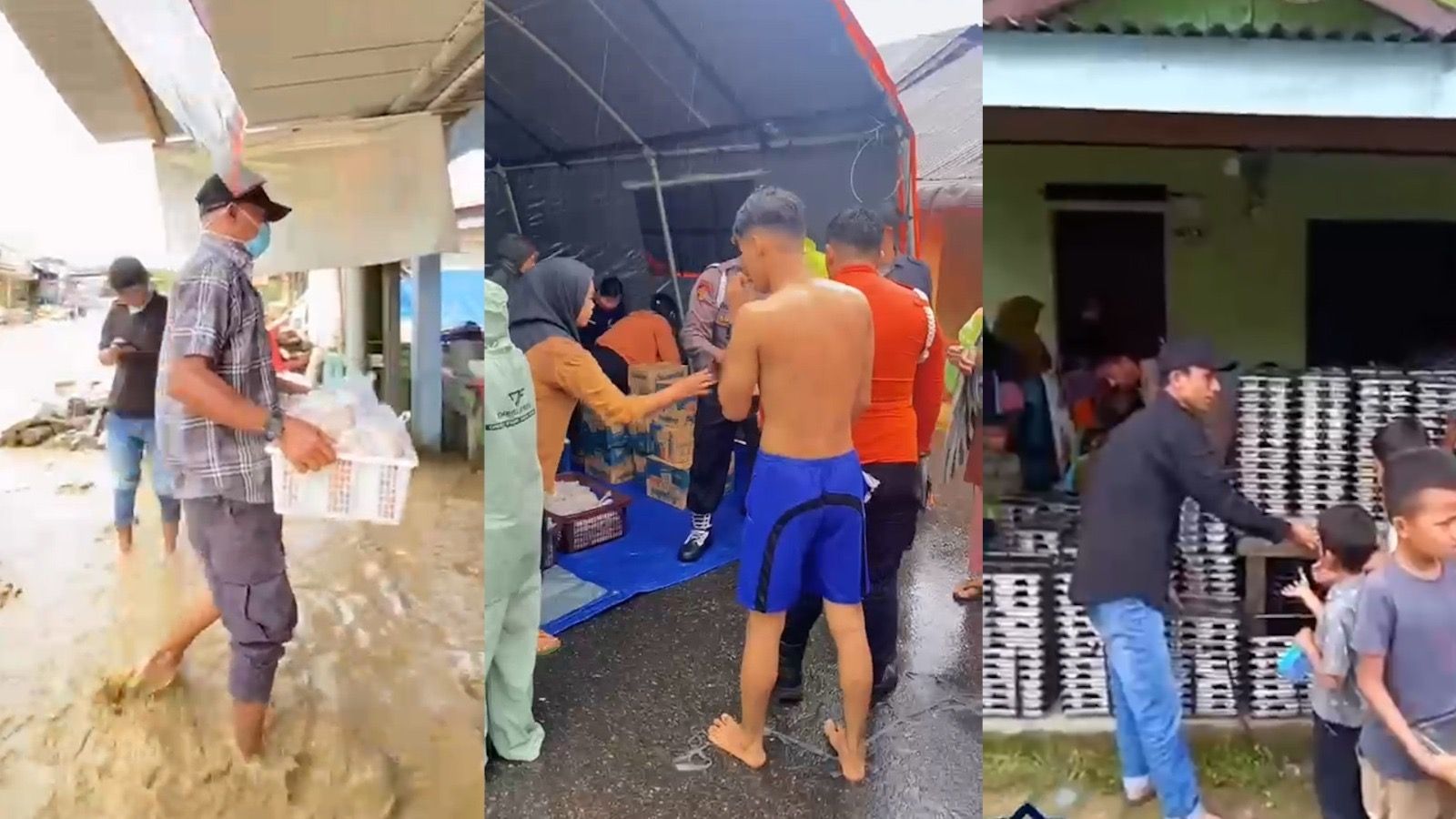 Bencana yang melanda Aceh beberapa hari terakhir ini membuat Satuan Pelayanan Pemenuhan Gizi (SPPG) Aceh mengalihkan sementara distribusi paket makan bergizi gratis. <b>(Istimewa)</b>