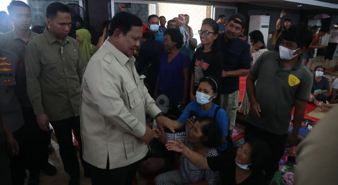 Prabowo Tinjau Langsung Dampak Banjir Sumatera <b>(Istimewa)</b>