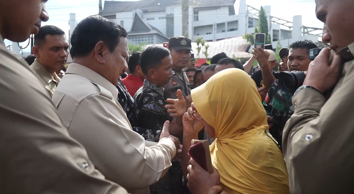 Prabowo Tinjau Langsung Dampak Banjir Sumatera <b>(Istimewa)</b>