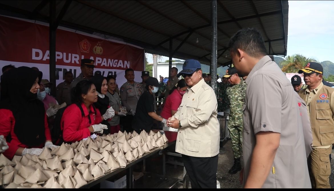 Prabowo Tinjau Langsung Dampak Banjir Sumatera <b>(Istimewa)</b>