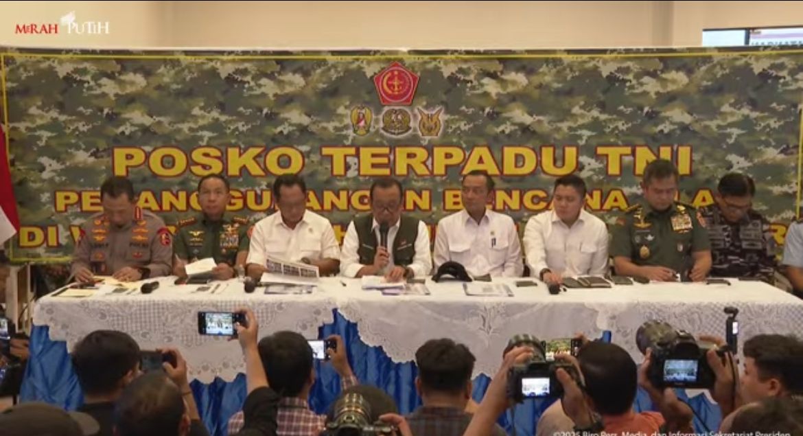 Keterangan Pers Perkembangan Penangulangan Bencana Sumatera <b>(Istimewa)</b>