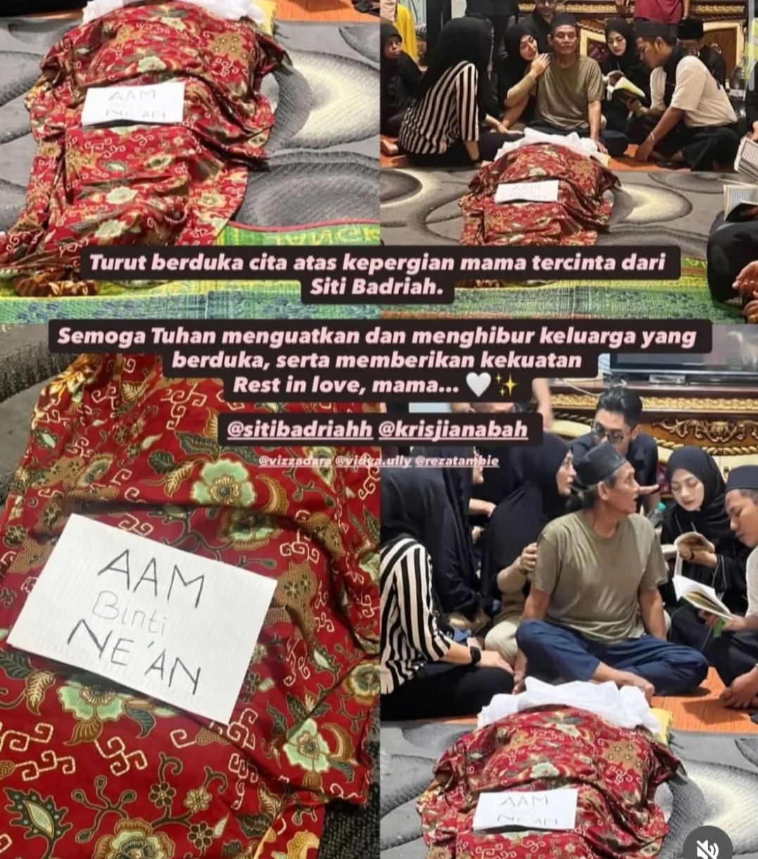 Ibunda Siti Badriah meninggal dunia <b>(Instagram)</b>