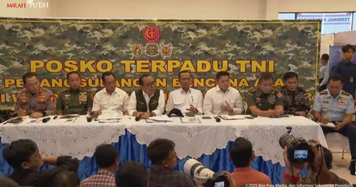 Keterangan Pers Perkembangan Penangulangan Bencana Sumatera