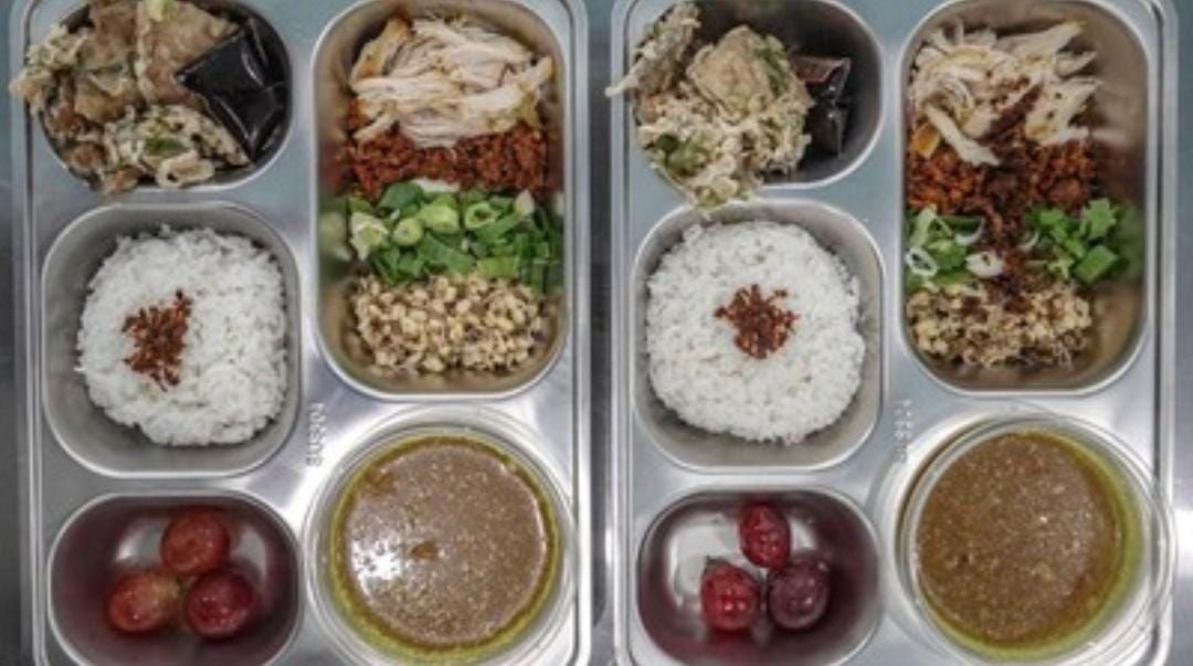 BGN mencatat 16.503 Satuan Pelayanan Pemenuhan Gizi berhasil menyalurkan makan bergizi gratis (MBG) kepada 47 juta orang penerima manfaat per November 2025. (ANTARA FOTO/IDHAD ZAKARIA)./