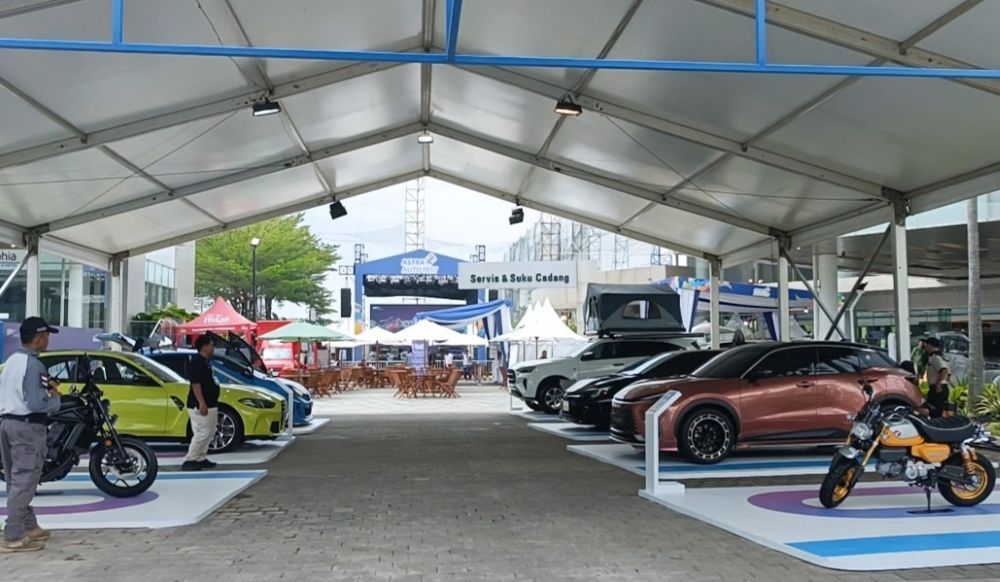 Astra Auto Fest 2025 resmi dibuka di Astra Biz Center BSD pada Jumat (5/12/2025). (Foto: Adiantoro/NTV)  