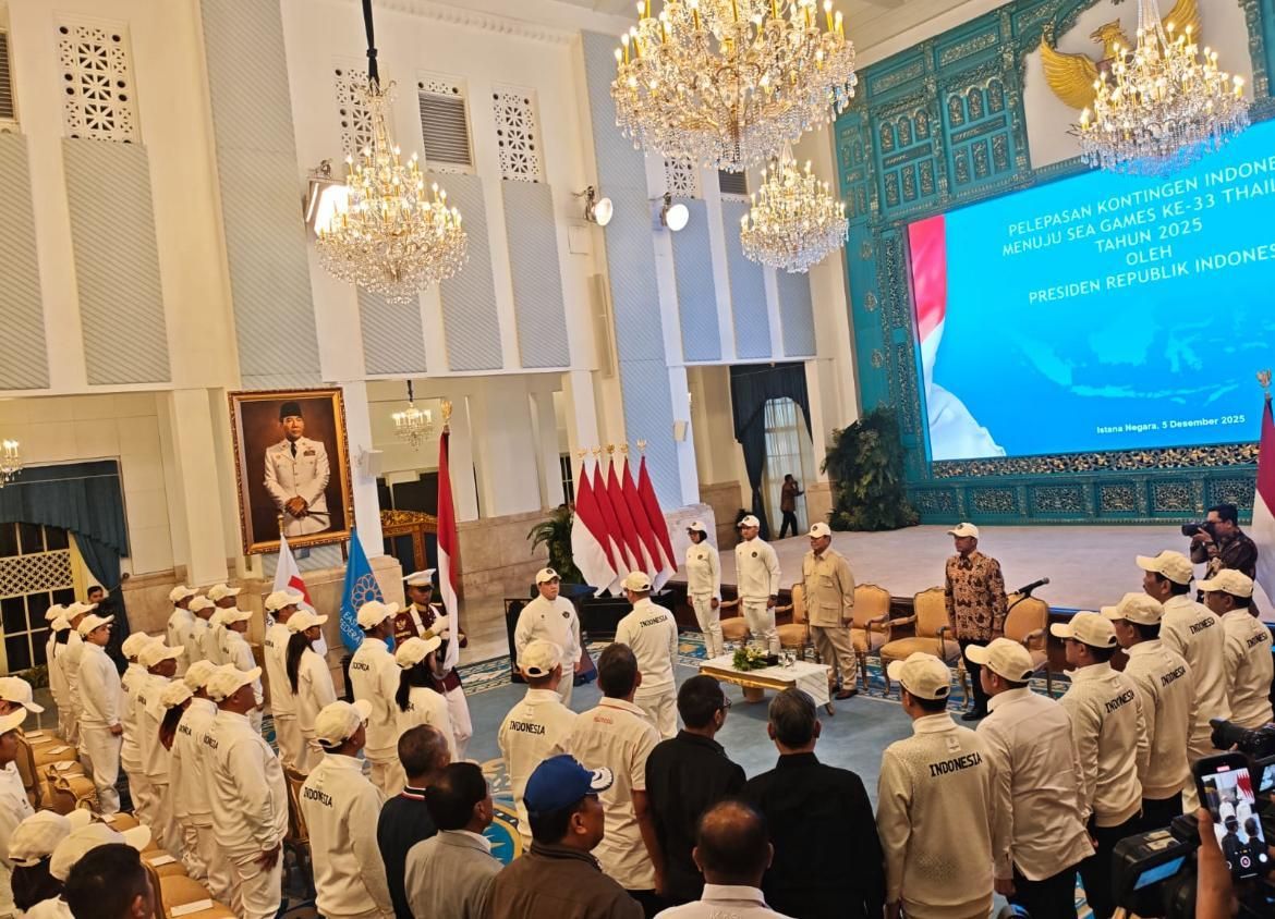 Prabowo Subianto Lepas Atlet SEA Games <b>(NTVnews)</b>