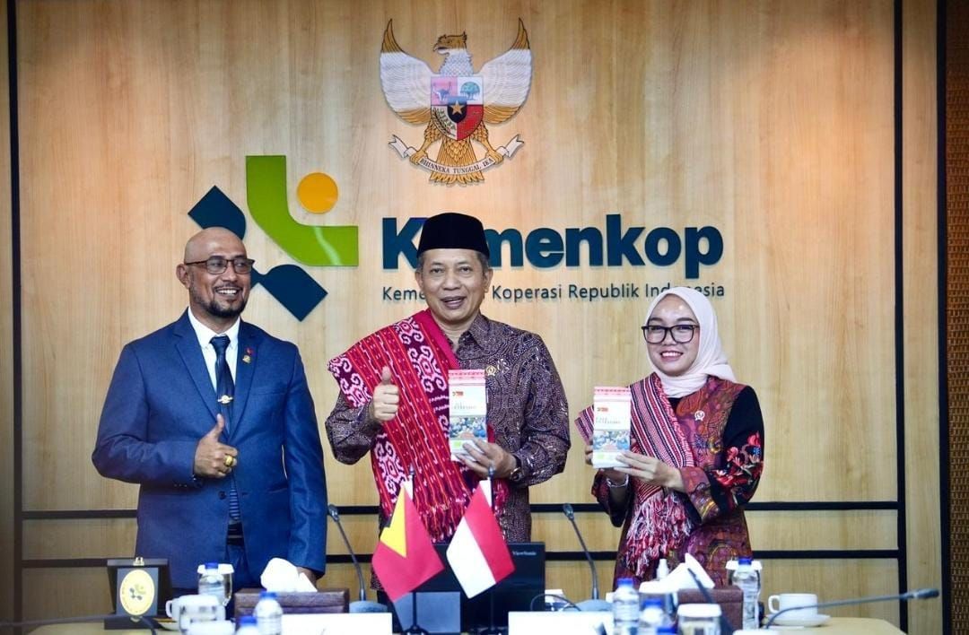 Kemenkop Menerima Kunjungan Kehormatan Timor Leste Tekankan Penguatan Koperasi Desa  <b>(Kemenkop)</b>