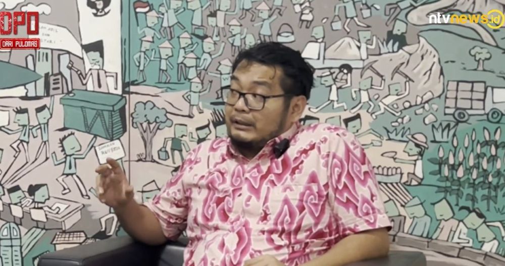 Direktur Eksekutif Nasional Walhi, Boy Jery Even Sembiring saat menjadi narasumber dalam DPO Podcast yang dipandu Pemimpin Redaksi Ntvnews.id, Ismoko Widjaya.