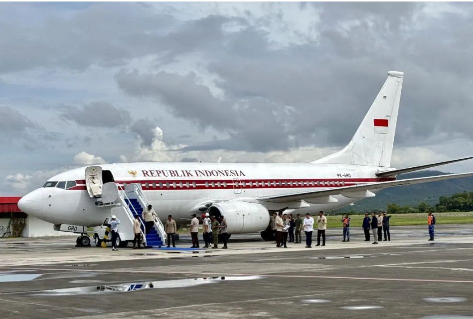 Prabowo Tiba di Aceh dan Langsung Tinjau Jembatan Bailey serta Posko Pengungsi di Bireuen <b>(Antara)</b>