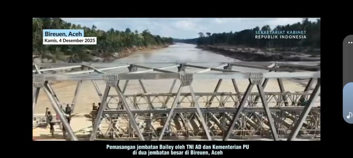  Upaya percepatan pemulihan infrastruktur di wilayah terdampak bencana terus dilakukan pemerintah melalui kolaborasi lintas instansi. <b>(Istimewa)</b>