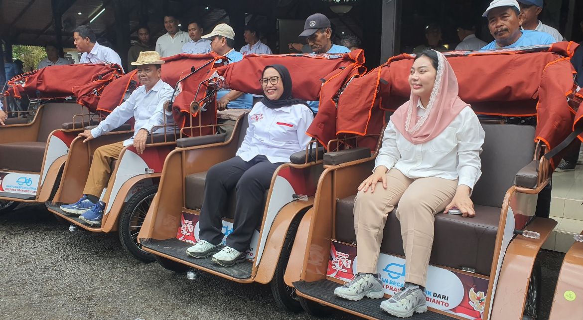 Becak Listrik dari Prabowo <b>(Istimewa)</b>