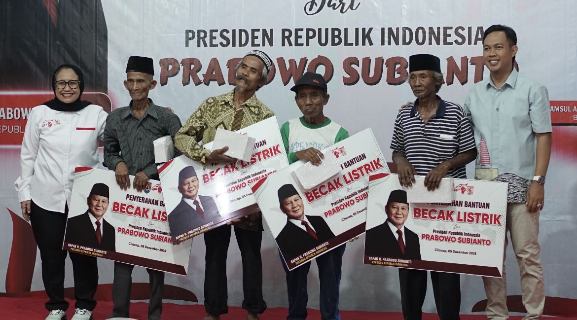 Becak Listrik dari Prabowo <b>(Istimewa)</b>