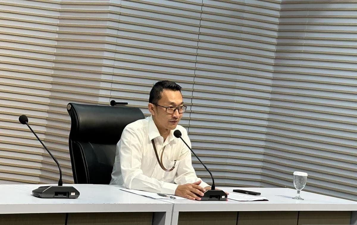 Juru Bicara Komisi Pemberantasan Korupsi Budi Prasetyo memberikan keterangan di Gedung Merah Putih KPK, Jakarta, Kamis 11 Desember 2025. (ANTARA/Rio Feisal) <b>(Antara)</b>