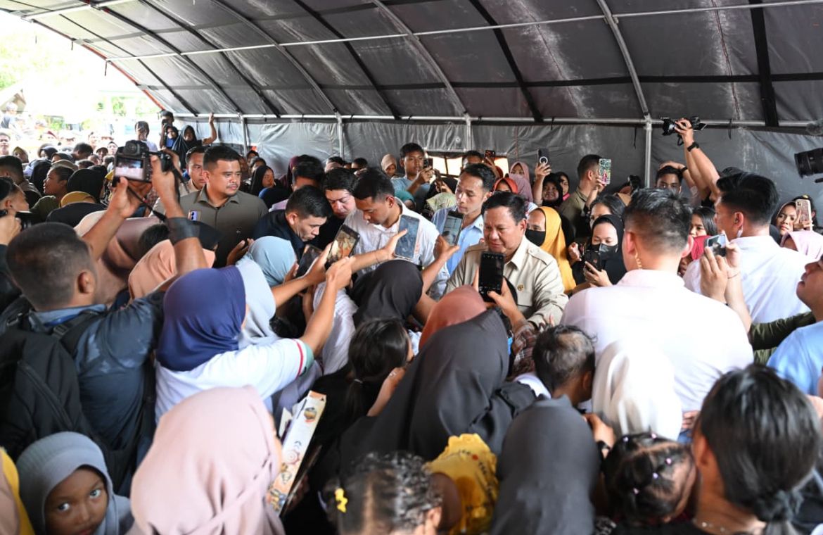 Presiden Prabowo di Sumatera Utara <b>(Setpres)</b>