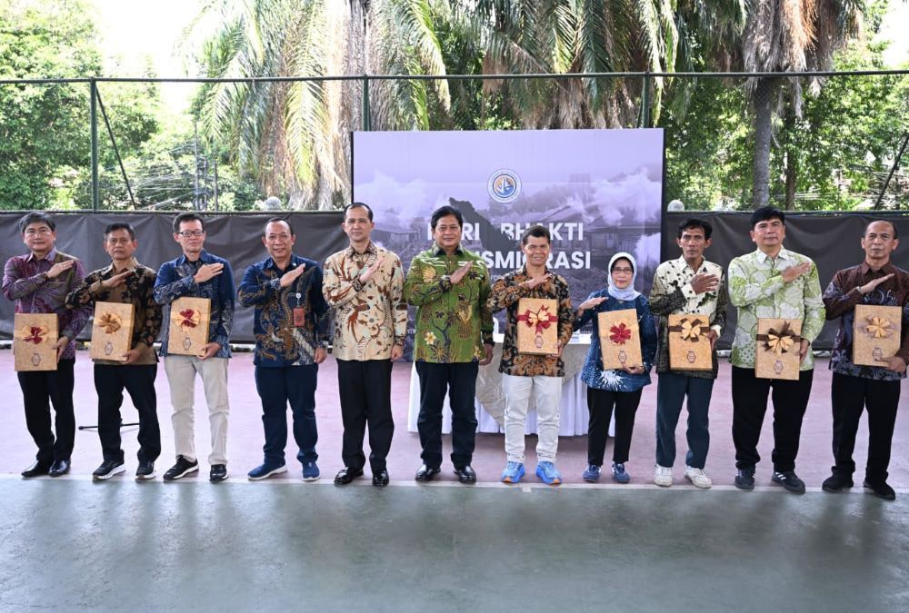 Menteri Transmigrasi, M. Iftitah Sulaiman Suryanagara pada peringatan Hari Bakti Transmigrasi ke-75/Foto Humas Kementerian Transmigrasi: Ibnu Anggoro
