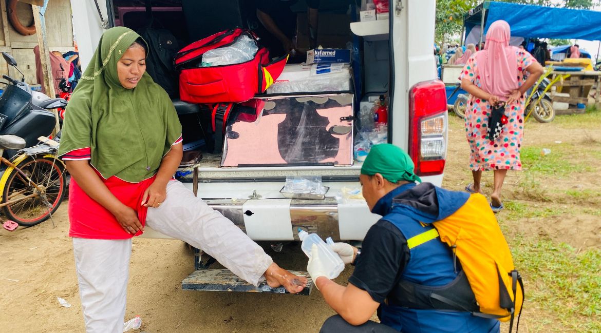 Potret Antusiasme Warga Aceh Tamiang Manfaatkan Layanan Medis Kemenkes <b>(Istimewa)</b>