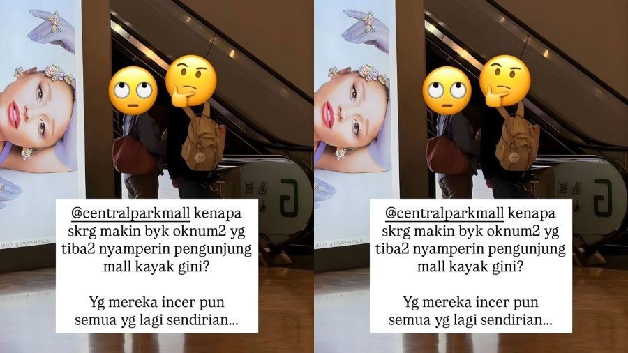 Keluhan pengunjung ada penipuan Berkedok Donasi Mondar Mandir di Mal <b>(Instagram @media.tangselinfo  )</b>