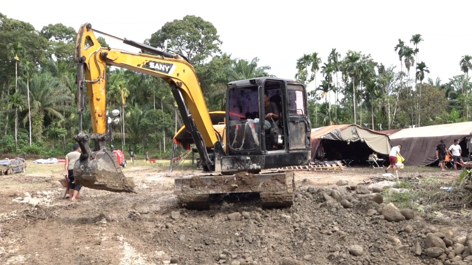 Pemerintah mempercepat pembangunan hunian sementara (huntara) <b>(Istimewa)</b>