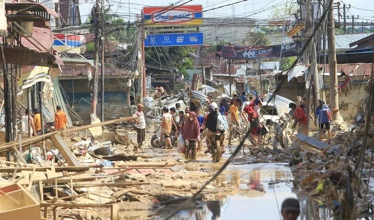 Ilustrasi - Kondisi pascabencana banjir bandang di Aceh Tamiang, Rabu, 3 Desember 2025. (ANTARA FOTO/Syifa Yulinnas) <b>(Antara)</b>