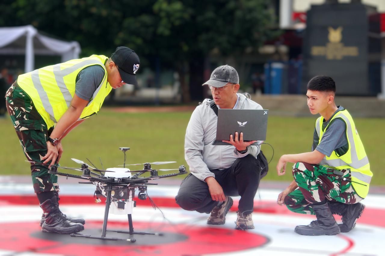 Inovasi Drone Dropping Cargo, Tim Unhan RI Jadi Juara Nasional 2025 <b>(Istimewa)</b>