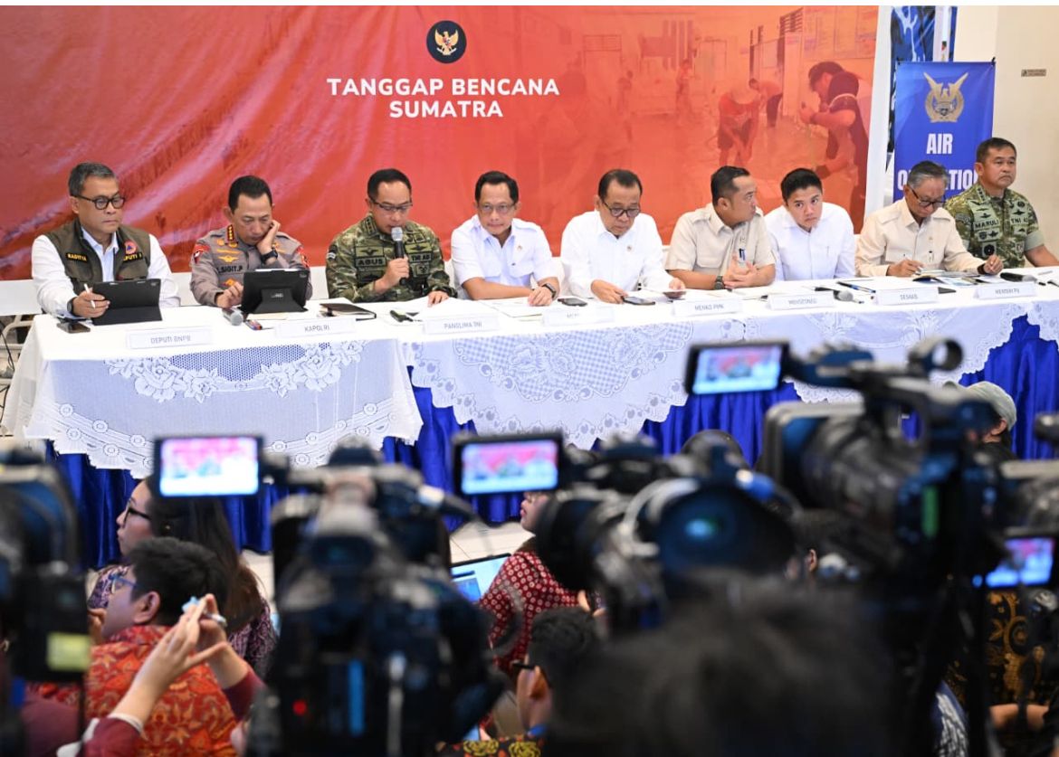 Pemerintah memastikan penanganan bencana di sejumlah daerah berjalan cepat dan terkoordinasi <b>(Setres)</b>